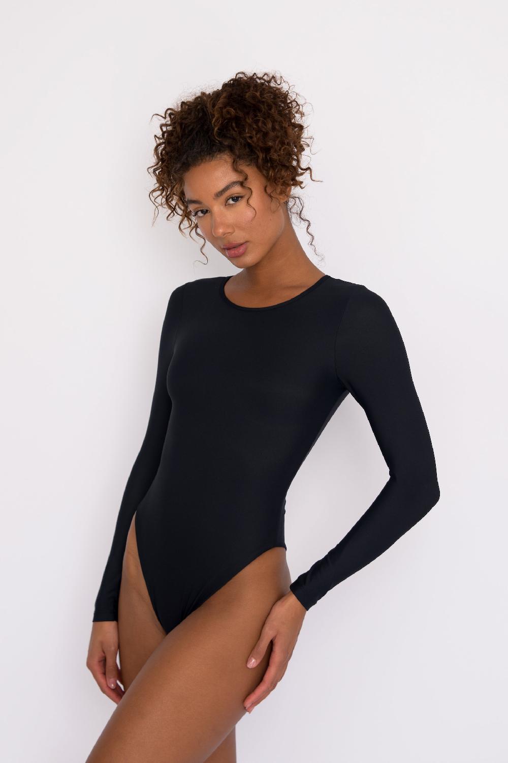 Skatïe The Sage One Piece Bathing Suit In Black – SKATIE