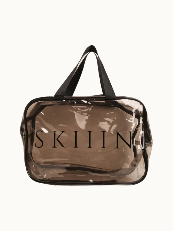 skiiin SKIIIN Large Cosmetic Travel Bag - Spacious Wipe-Clean Makeup & Tanning Bag
