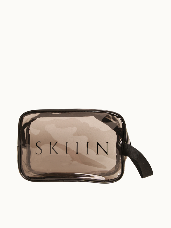 skiiin SKIIIN Small Cosmetic Travel Bag - Compact Wipe-Clean Beauty Bag