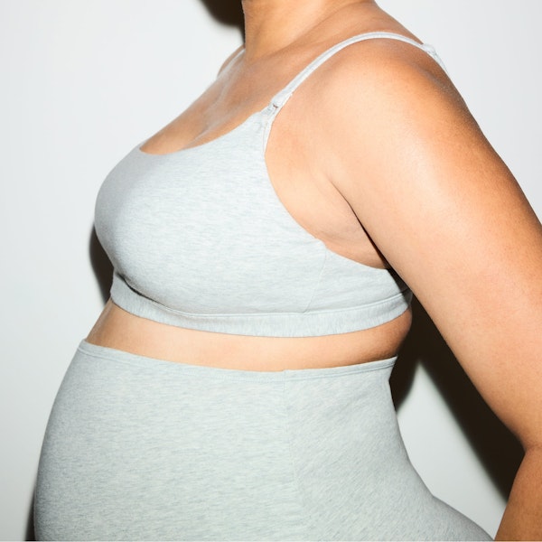 Skims COTTON JERSEY MATERNITY NURSING SCOOP BRALETTE 2-PACK