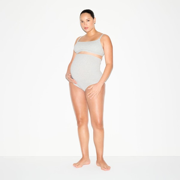 skims COTTON JERSEY MATERNITY NURSING SCOOP BRALETTE 2-PACK