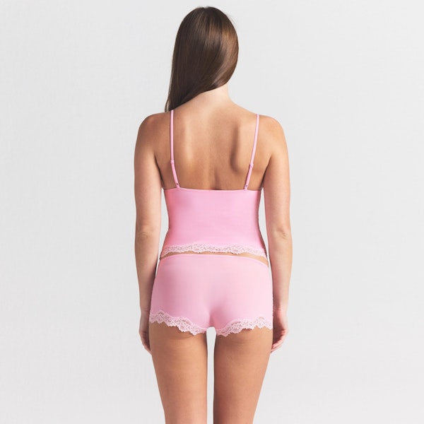 Skims FITS EVERYBODY LACE TRIANGLE CAMI AND BOY SHORT SET