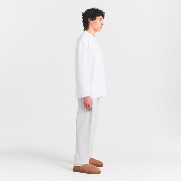 Skims HEAVYWEIGHT COTTON MENS RELAXED LONG SLEEVE T-SHIRT