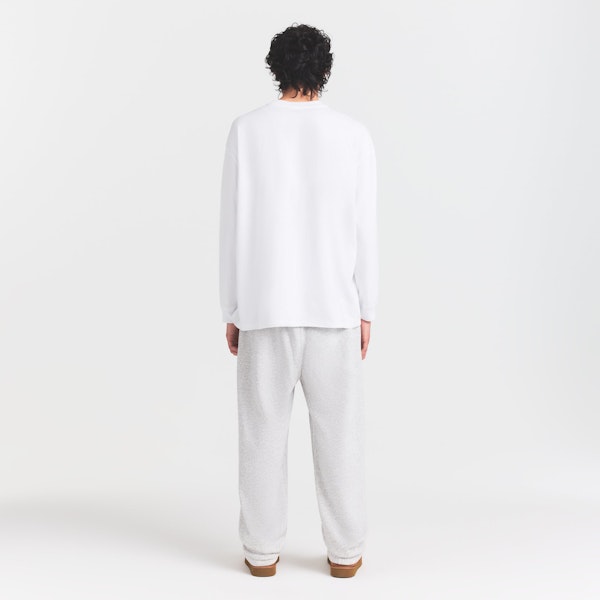 Skims HEAVYWEIGHT COTTON MENS RELAXED LONG SLEEVE T-SHIRT