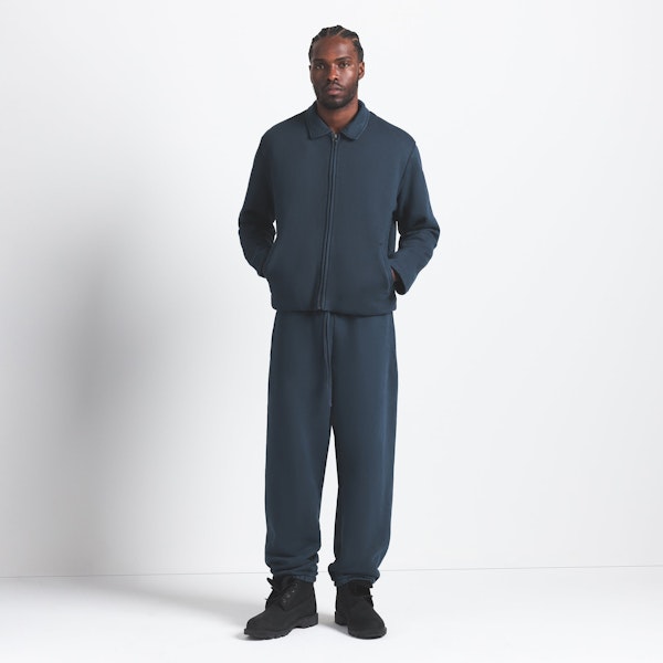 skims HEAVYWEIGHT FLEECE MENS SHERPA-LINED ZIP UP JACKET