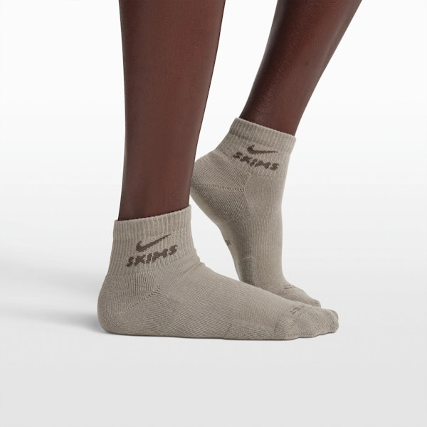 Skims NikeSKIMS ACCESSORIES DRI-FIT QUARTER CREW SOCK 3-PACK