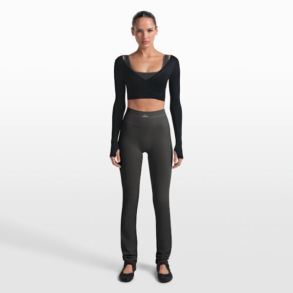 skims NikeSKIMS RIBBED SEAMLESS 34" STRAIGHT LEGGING