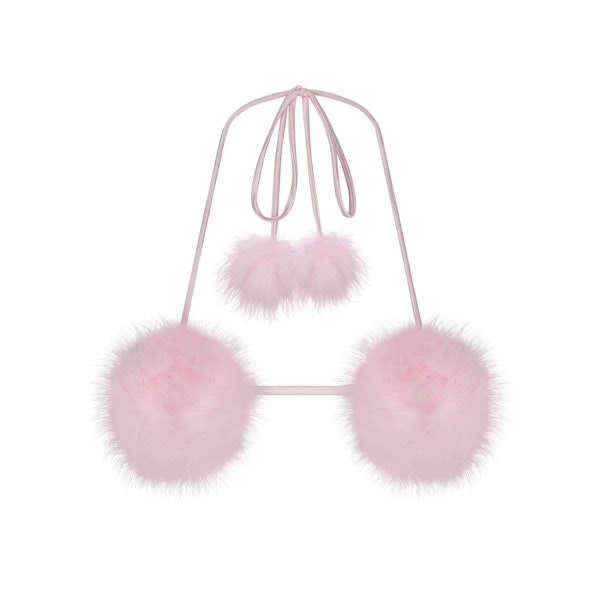 Skims NOVELTY INTIMATES POM POM BRALETTE AND THONG SET
