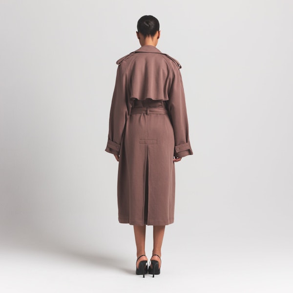 Skims BOYFRIEND FLEECE OVERSIZED TRENCH COAT
