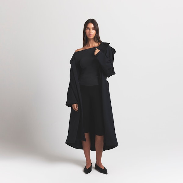 Skims BOYFRIEND FLEECE OVERSIZED TRENCH COAT