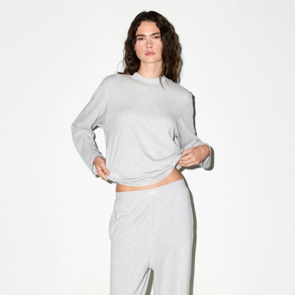 Skims BOYFRIEND LONG SLEEVE T-SHIRT