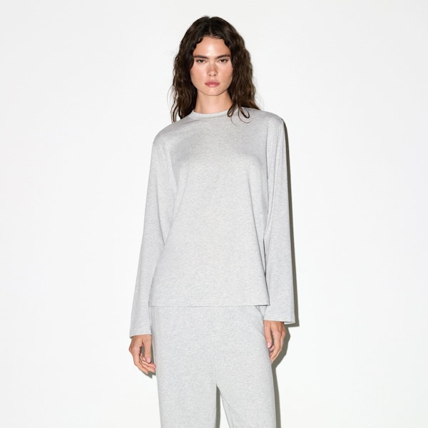 Skims BOYFRIEND LONG SLEEVE T-SHIRT