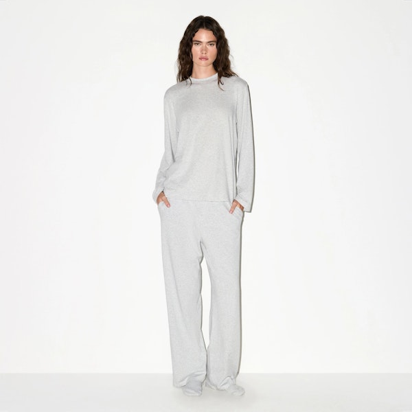 skims BOYFRIEND LONG SLEEVE T-SHIRT