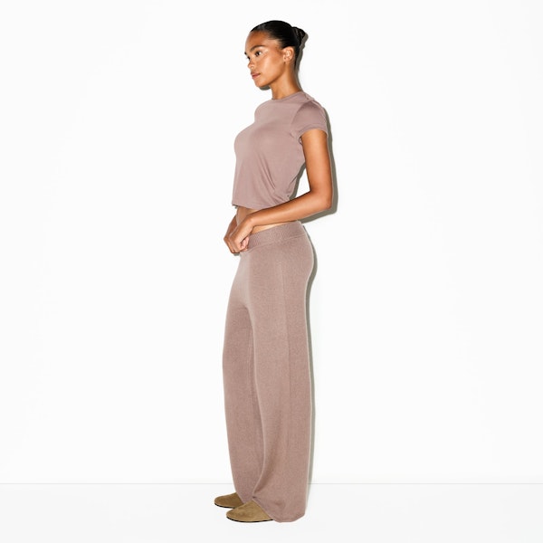 Skims CASHMERE WIDE LEG PANT