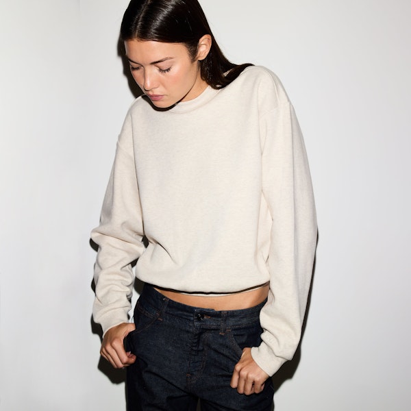 Skims COTTON FLEECE CLASSIC CREWNECK