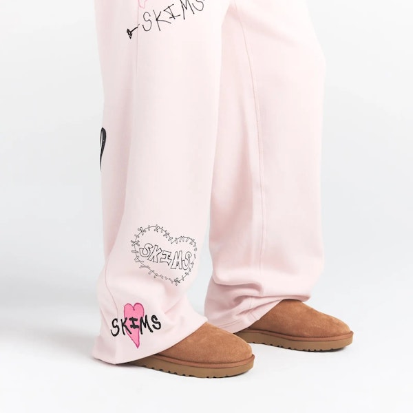 Skims COTTON FLEECE CLASSIC STRAIGHT LEG PANT