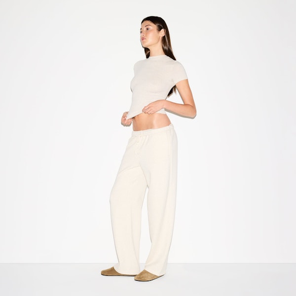 skims COTTON FLEECE CLASSIC STRAIGHT LEG PANT