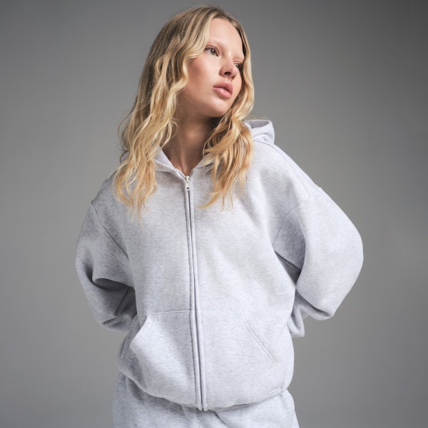 Skims COTTON FLEECE CLASSIC ZIP UP HOODIE