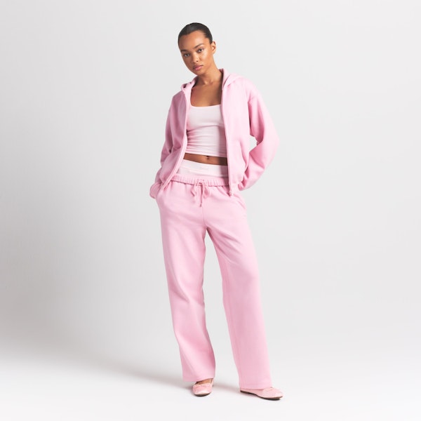 Skims COTTON FLEECE CLASSIC ZIP UP HOODIE