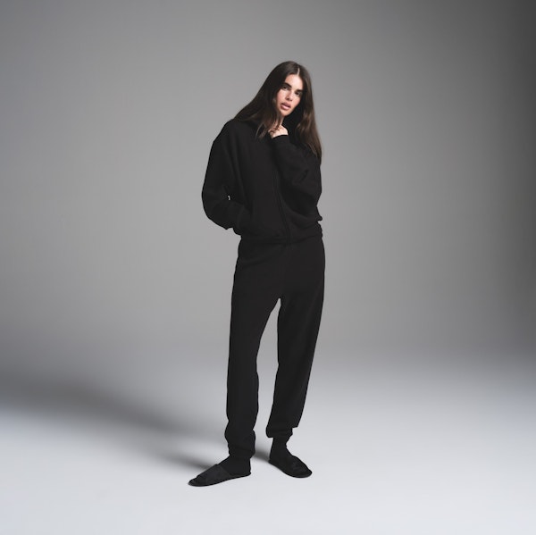 Skims COTTON FLEECE CLASSIC ZIP UP HOODIE