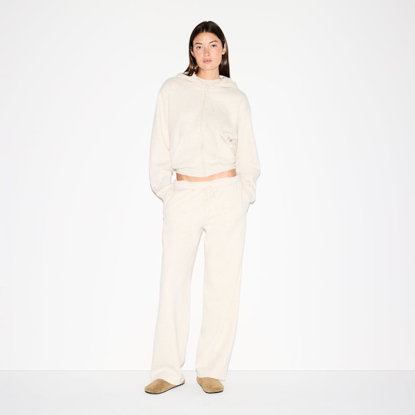 Skims COTTON FLEECE CLASSIC ZIP UP HOODIE