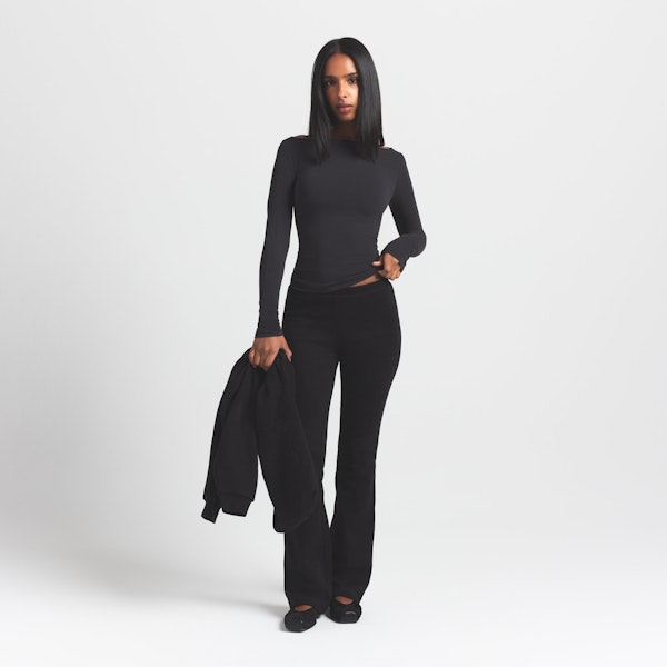 skims COTTON FLEECE SLIM PANT