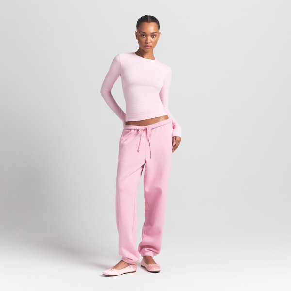 skims COTTON JERSEY LONG SLEEVE T-SHIRT