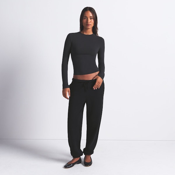 skims COTTON JERSEY LONG SLEEVE T-SHIRT