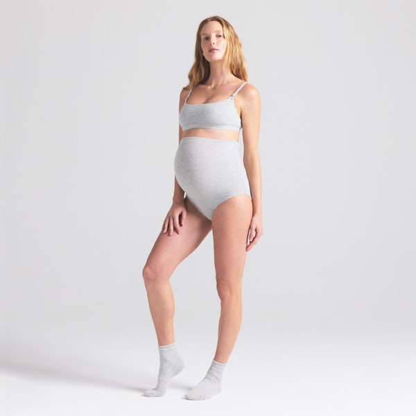 Skims COTTON JERSEY MATERNITY HIGH-WAISTED BRIEF