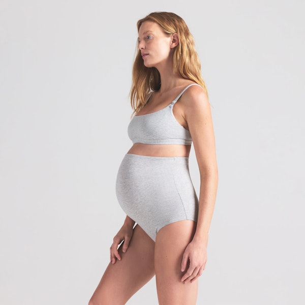 Skims COTTON JERSEY MATERNITY HIGH-WAISTED BRIEF