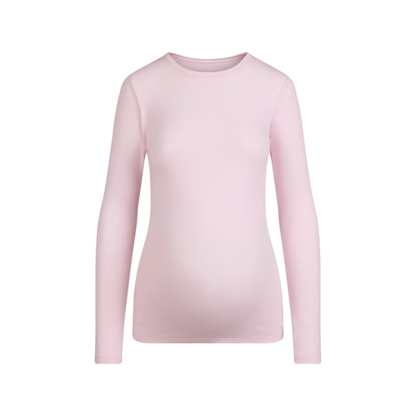 Skims COTTON JERSEY MATERNITY LONG SLEEVE T-SHIRT