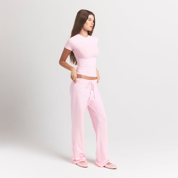 Skims COTTON JERSEY STRAIGHT LEG PANT