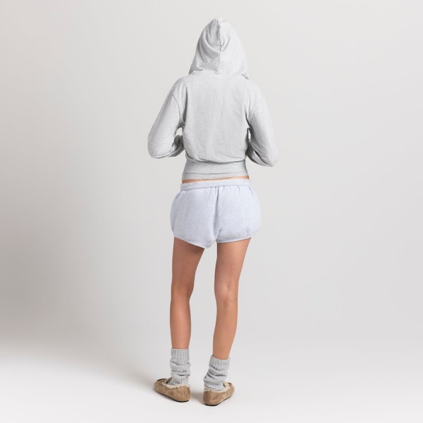 Skims COTTON JERSEY ZIP UP HOODIE