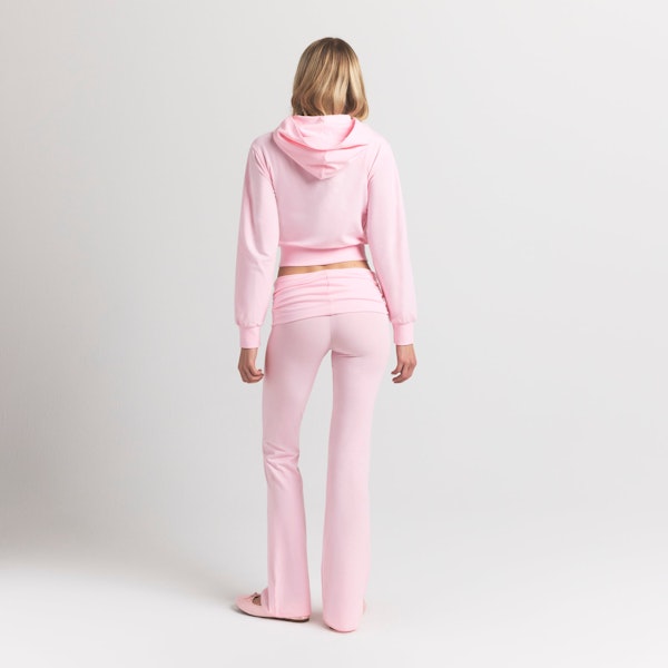 Skims COTTON JERSEY ZIP UP HOODIE