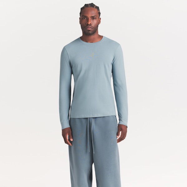 Skims SKIMS COTTON MENS CLASSIC LONG SLEEVE T-SHIRT