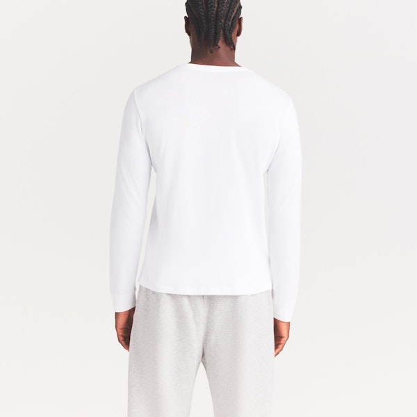 Skims SKIMS COTTON MENS CLASSIC LONG SLEEVE T-SHIRT