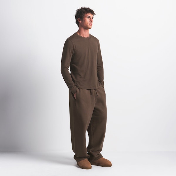 Skims SKIMS COTTON MENS CLASSIC LONG SLEEVE T-SHIRT