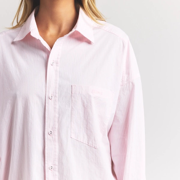 Skims COTTON POPLIN OVERSIZED SLEEP SET