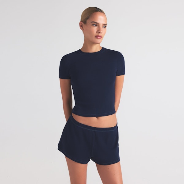 Skims COTTON RIB LOOSE SHORT