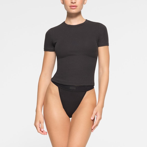 skims COTTON RIB T-SHIRT