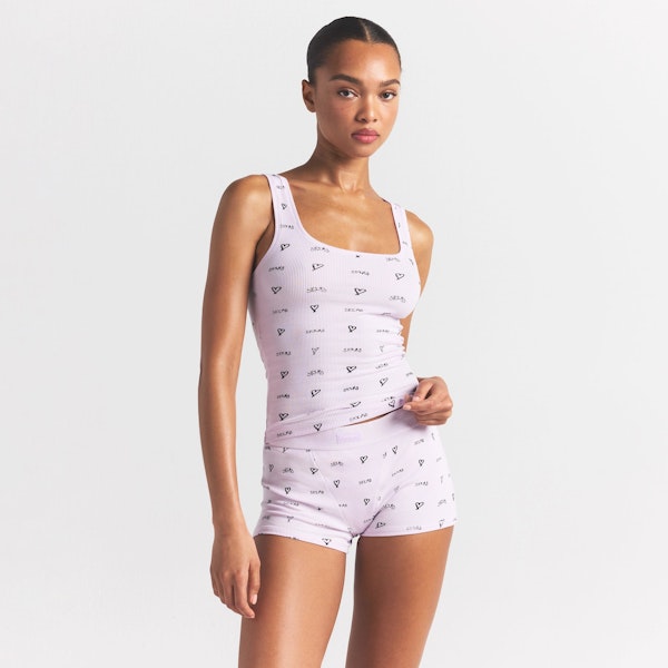 Skims COTTON RIB TANK AND SHORT SET