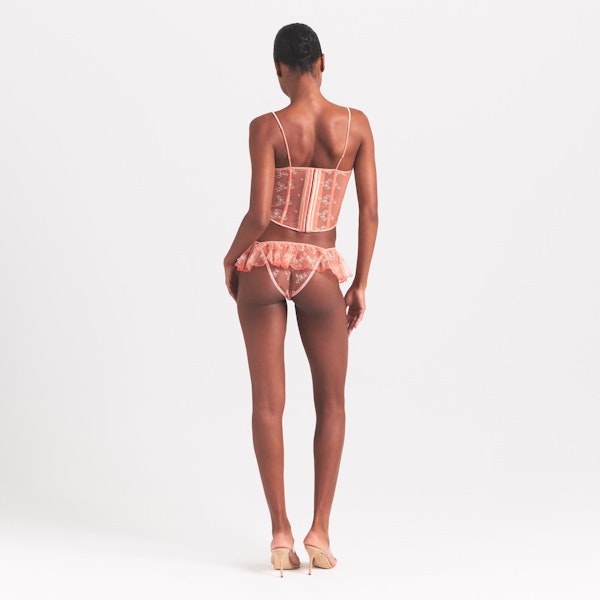 Skims EMBROIDERED TULLE CORSET