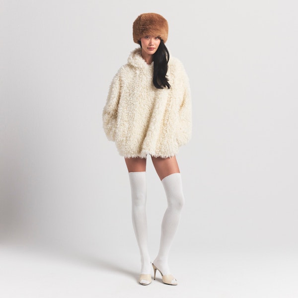 Skims FAUX FUR HOODIE