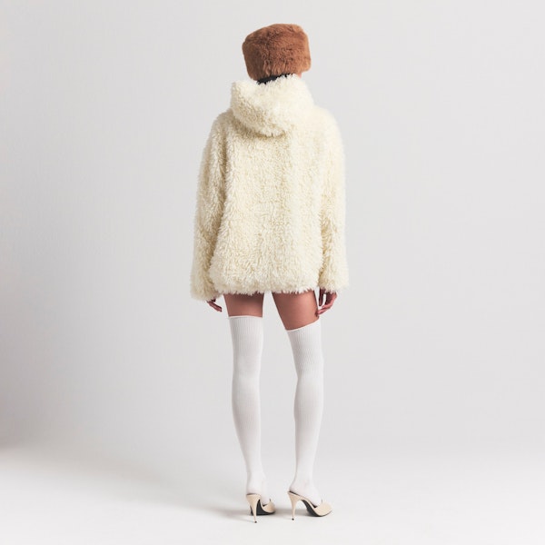 Skims FAUX FUR HOODIE