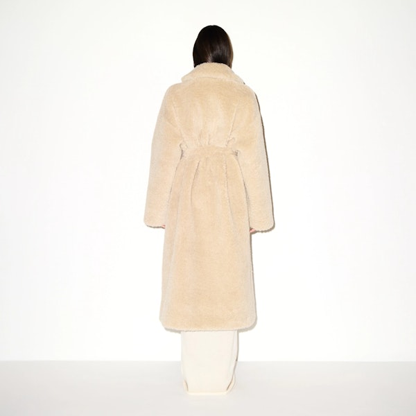 Skims FAUX FUR OVERSIZED LONG COAT