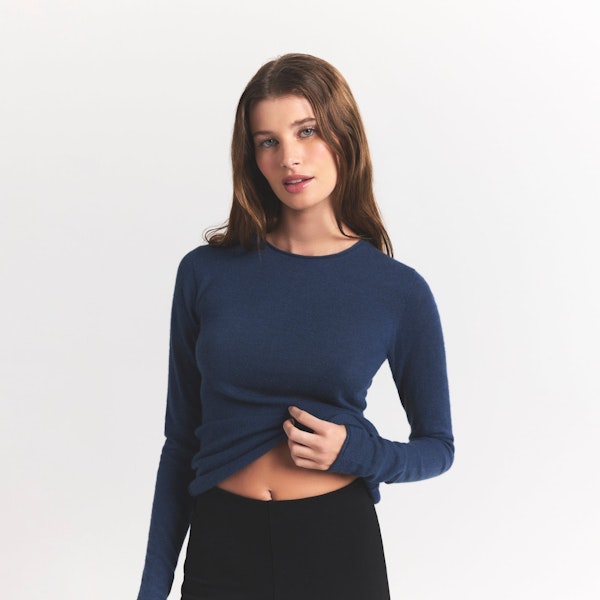 Skims FEATHERWEIGHT CASHMERE LONG SLEEVE TOP
