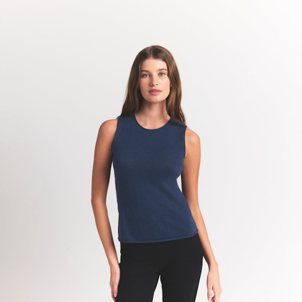 Skims FEATHERWEIGHT CASHMERE SLEEVELESS TOP
