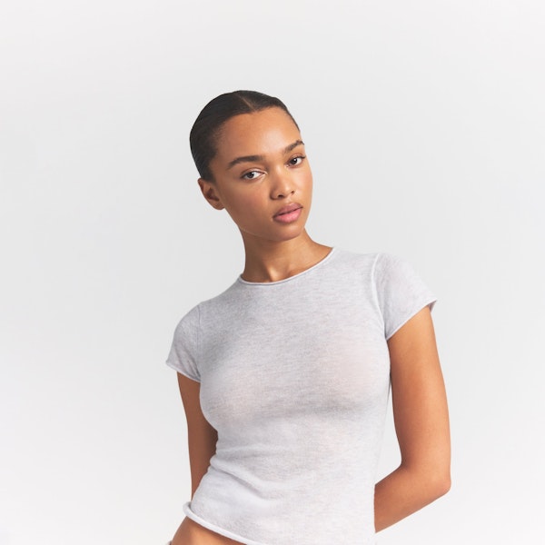 Skims FEATHERWEIGHT CASHMERE TEE