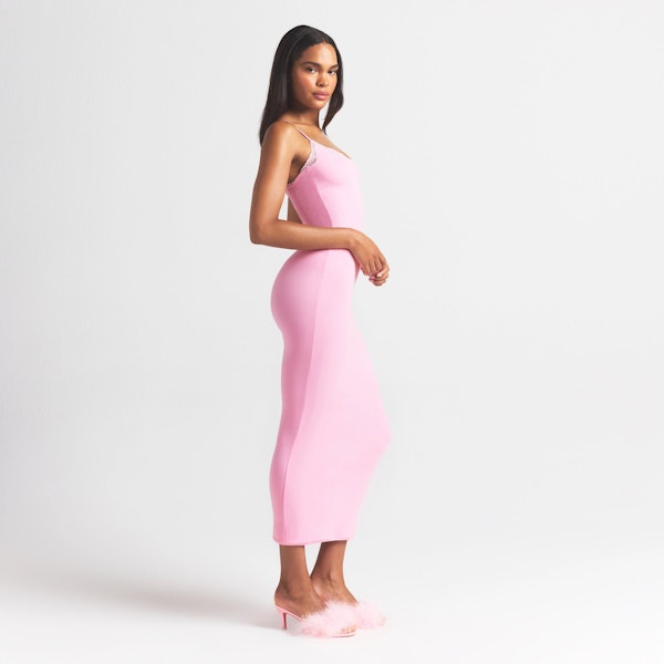 Skims FITS EVERYBODY LACE LONG SLIP DRESS