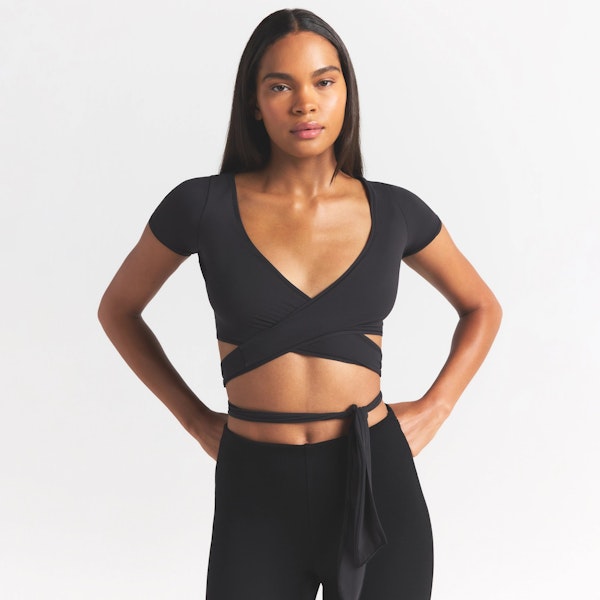 Skims FITS EVERYBODY WRAP SUPER CROPPED T-SHIRT